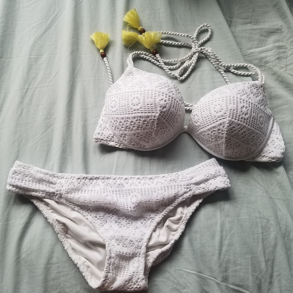 Victoria's Secret Crochet Bikini set